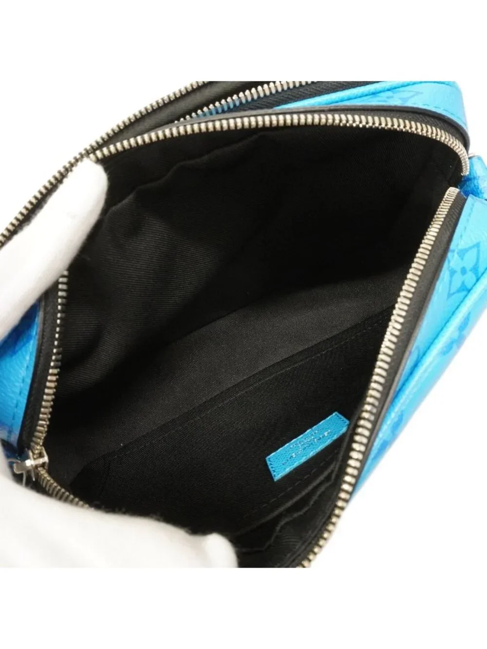 Louis Vuitton Shoulder Bag Taigarama Blue